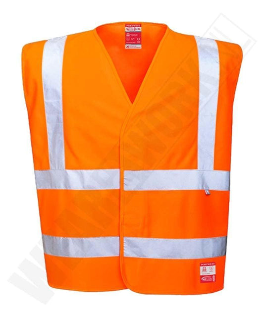 Veiligheidshesje vlamvertragend en antistatisch FR71 oranje