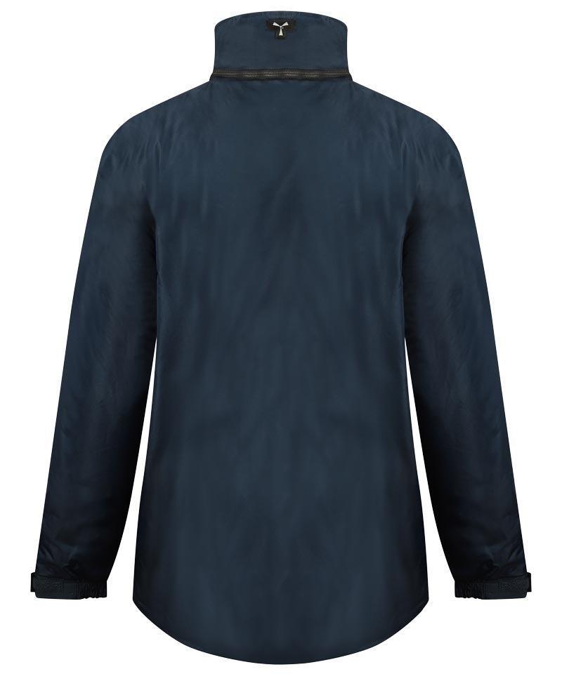 Gevoerde werkjas renegade blauw achterkant