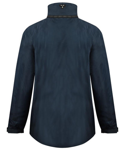 Gevoerde werkjas renegade blauw achterkant