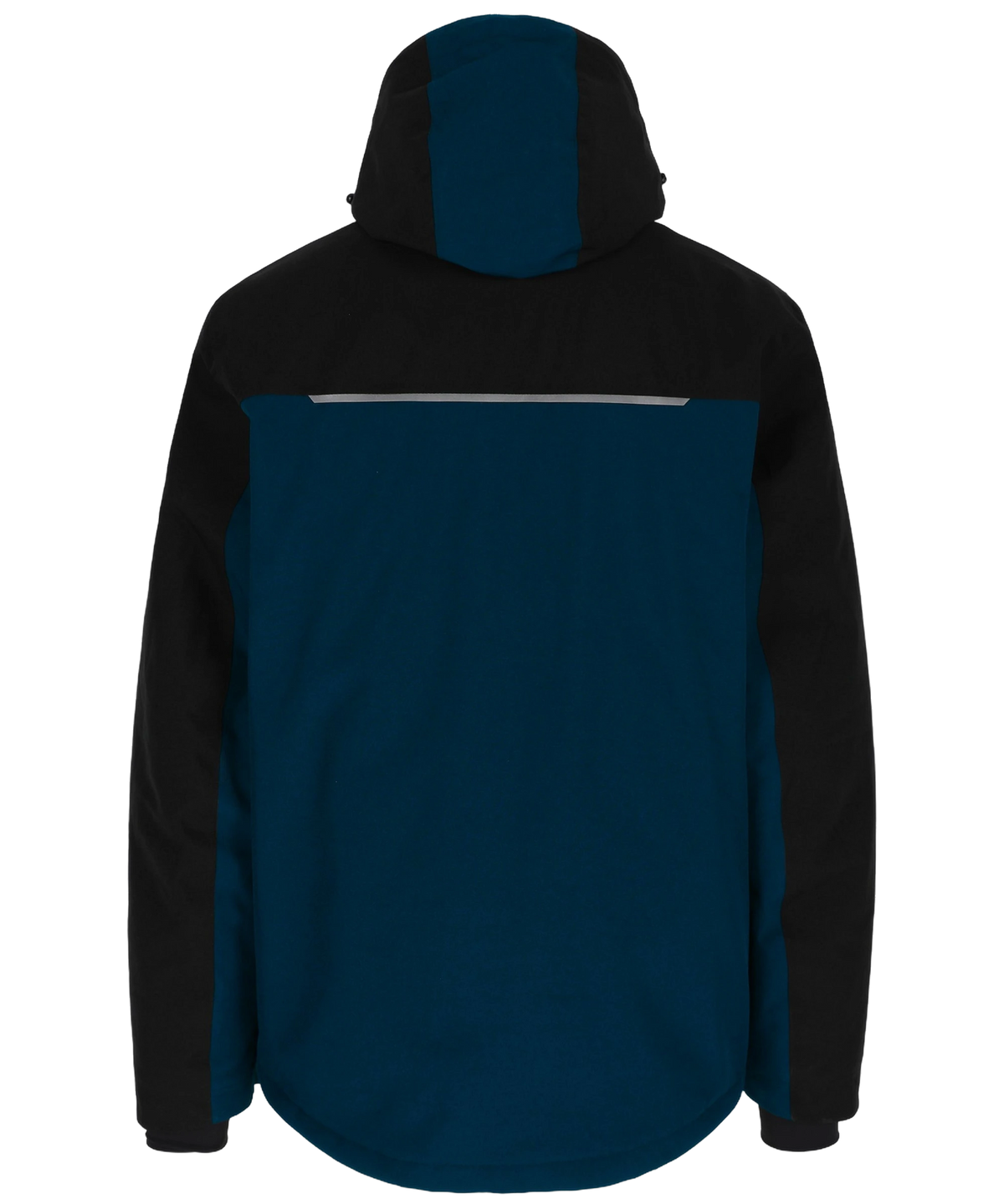 Herock Gevoerde winterjas Orion zwart navy achterkant