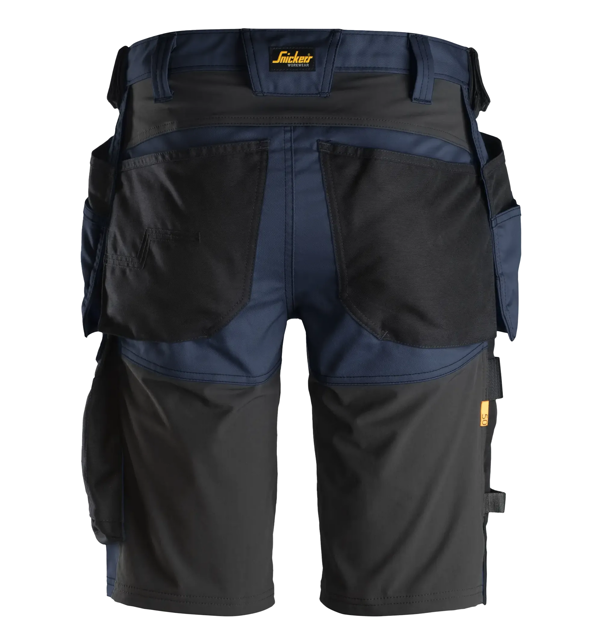 Snickers korte werkbroek stretch 6141 achterkant