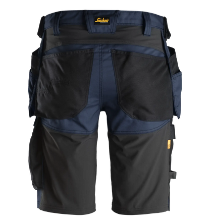 Snickers korte werkbroek stretch 6141 achterkant