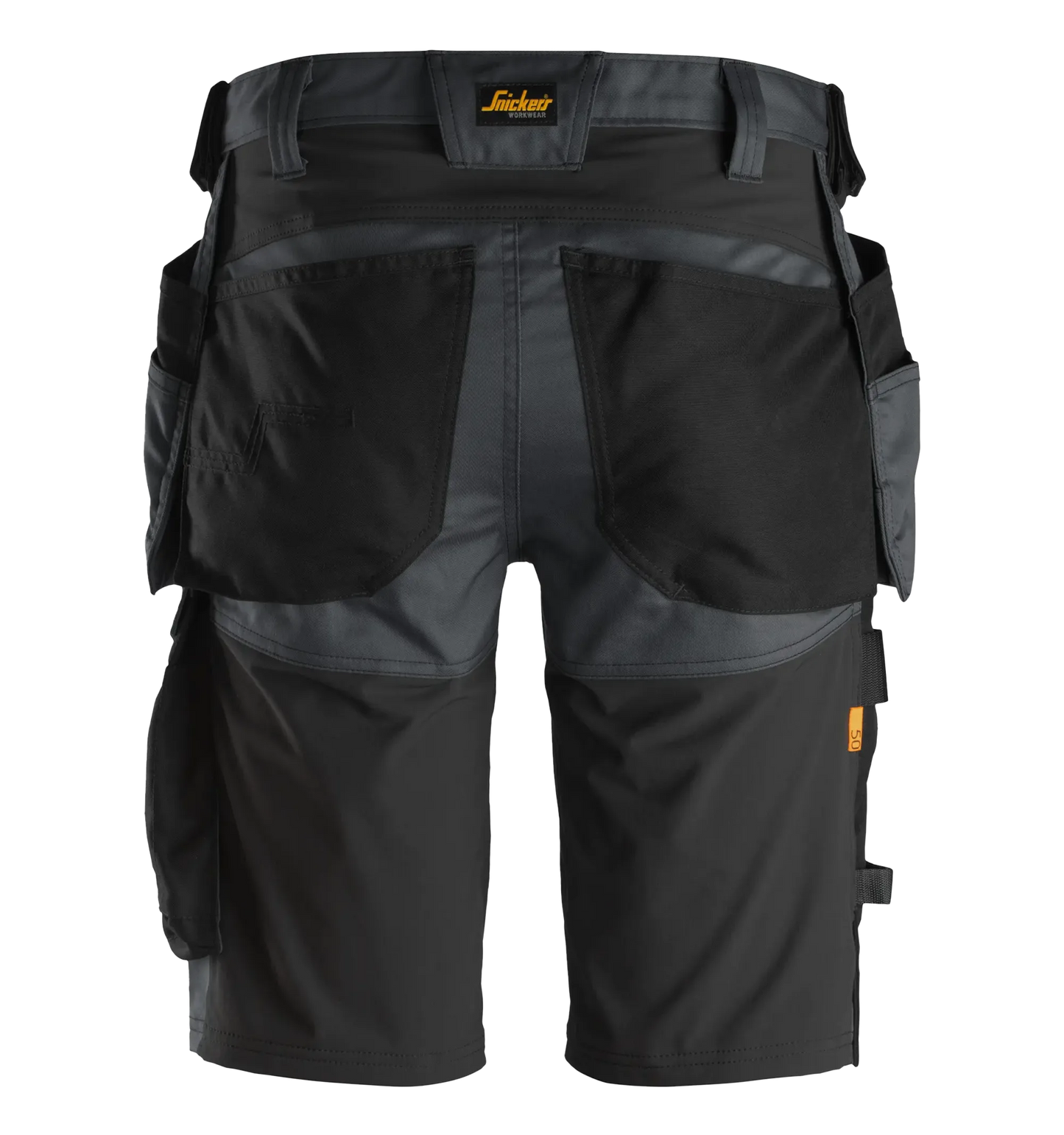 Snickers korte werkbroek stretch 6141 achterkant