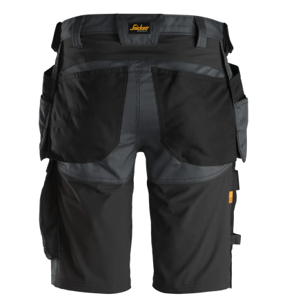 Snickers korte werkbroek stretch 6141 achterkant