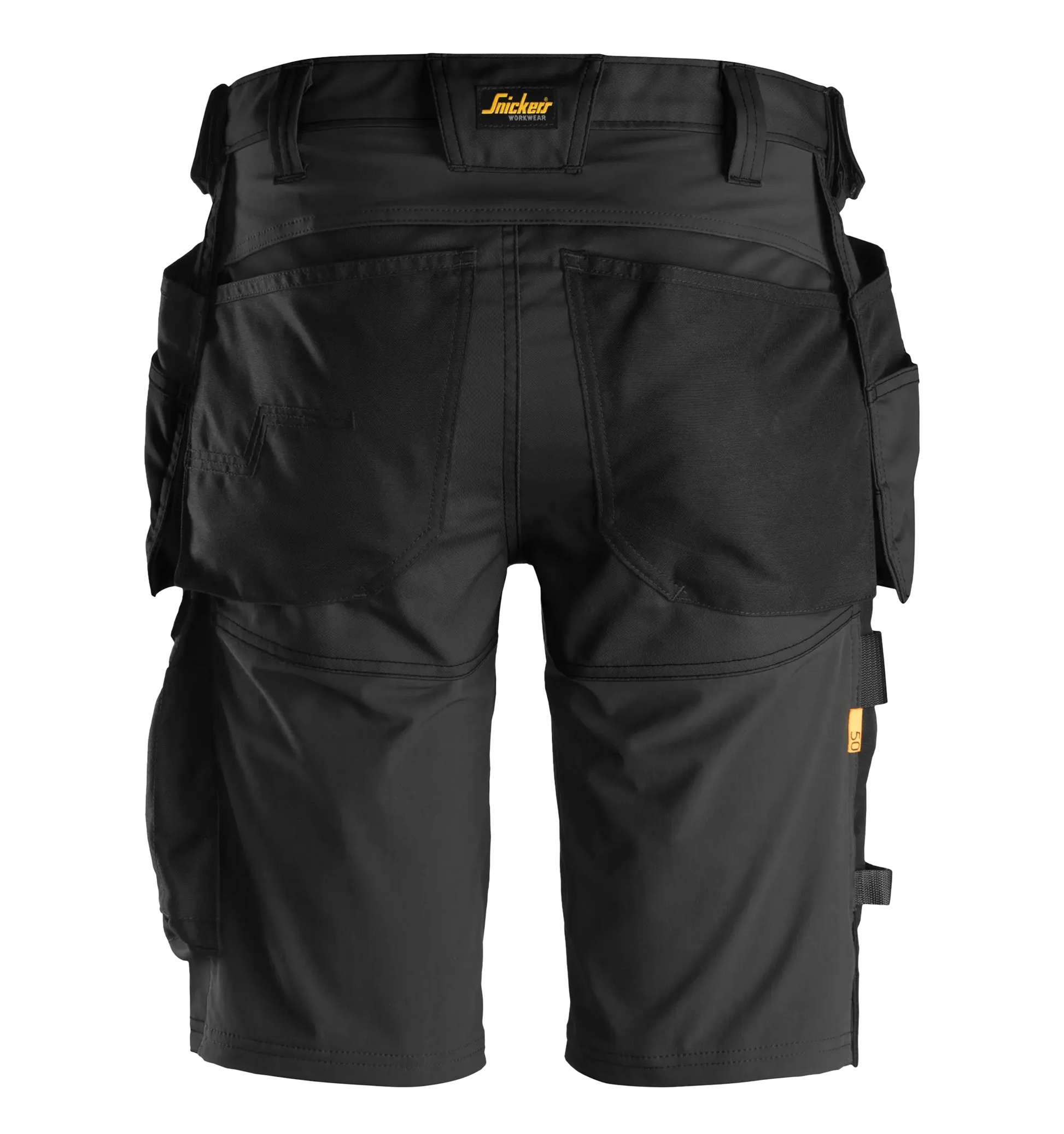 Snickers korte werkbroek stretch 6141 achterkant