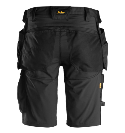 Snickers korte werkbroek stretch 6141 achterkant