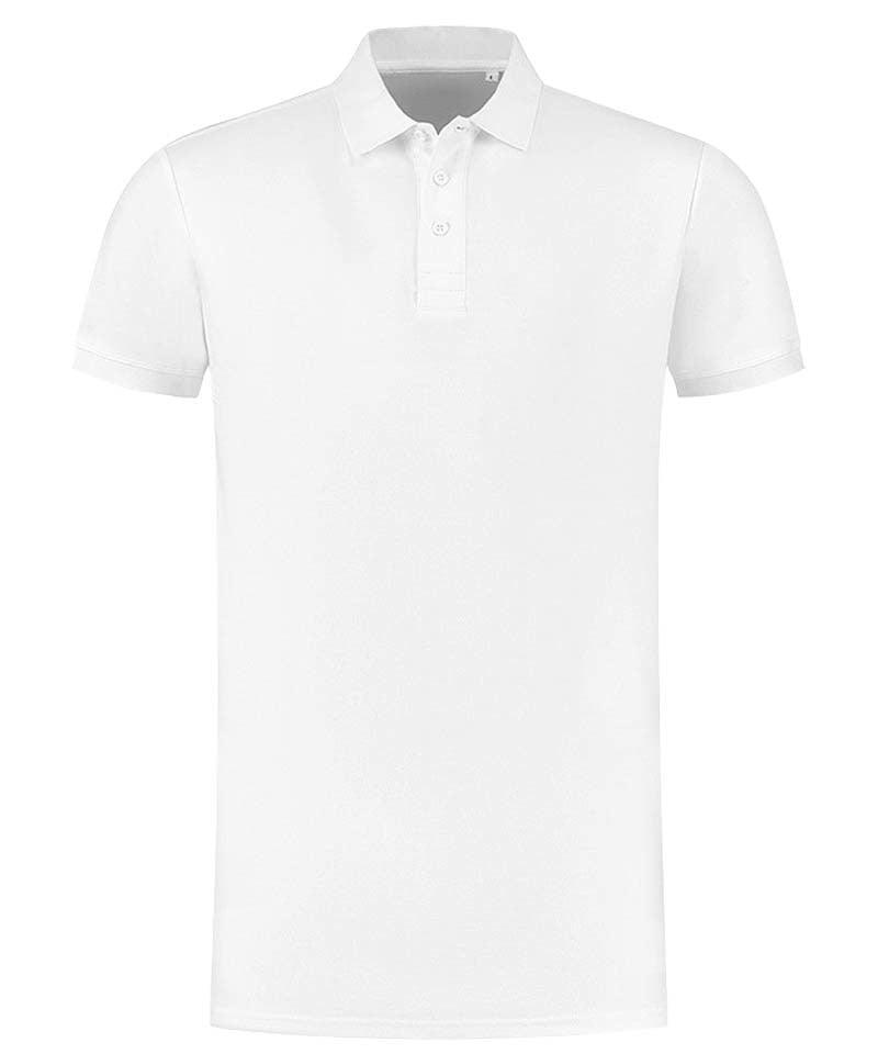 Poloshirt Cooldry Lemon & Soda wit