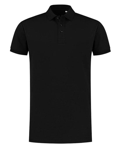 Poloshirt Cooldry Lemon & Soda zwart