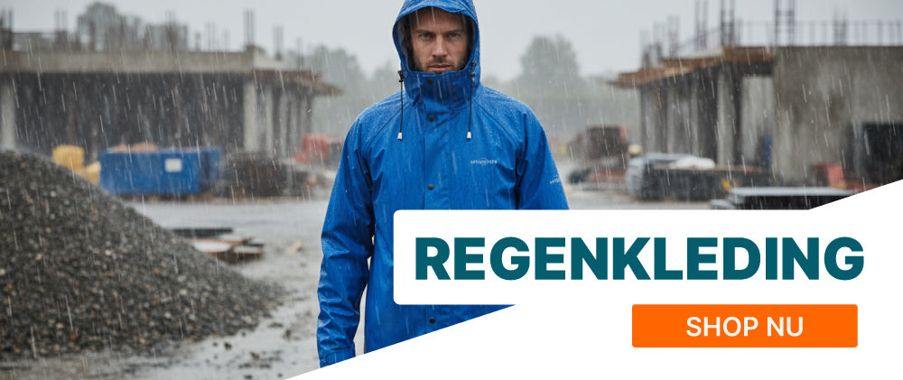 Mobiele banner regenkleding bij wear2work