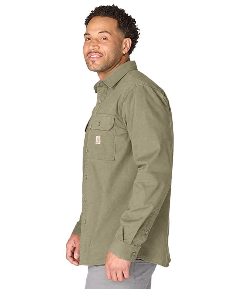 Carhartt Glenwood Overhemd 107685 model aan zijkant