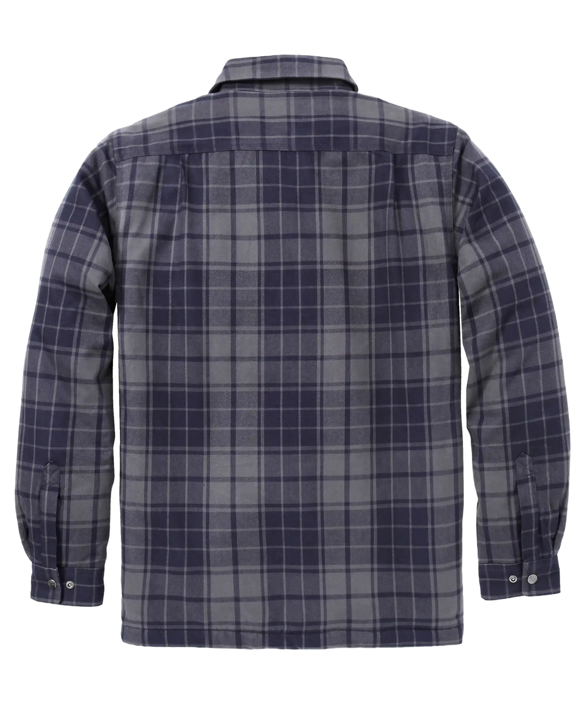 Carhartt gevoerd overhemd 107017 Navy achterkant