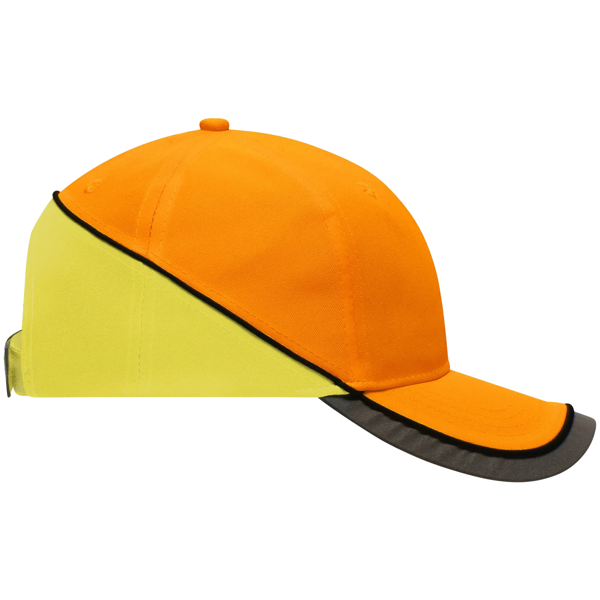 Reflecterende pet verkeersregelaar oranje