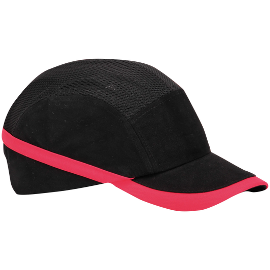 Stootcap ventilerend Zwart