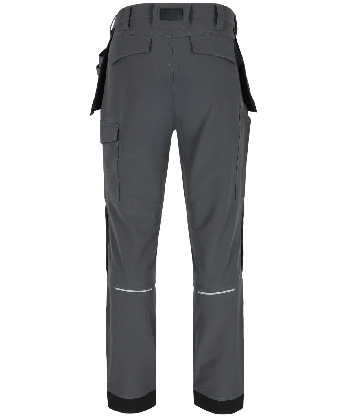 Herock Stretch Werkbroek Silvar grijs achterkant