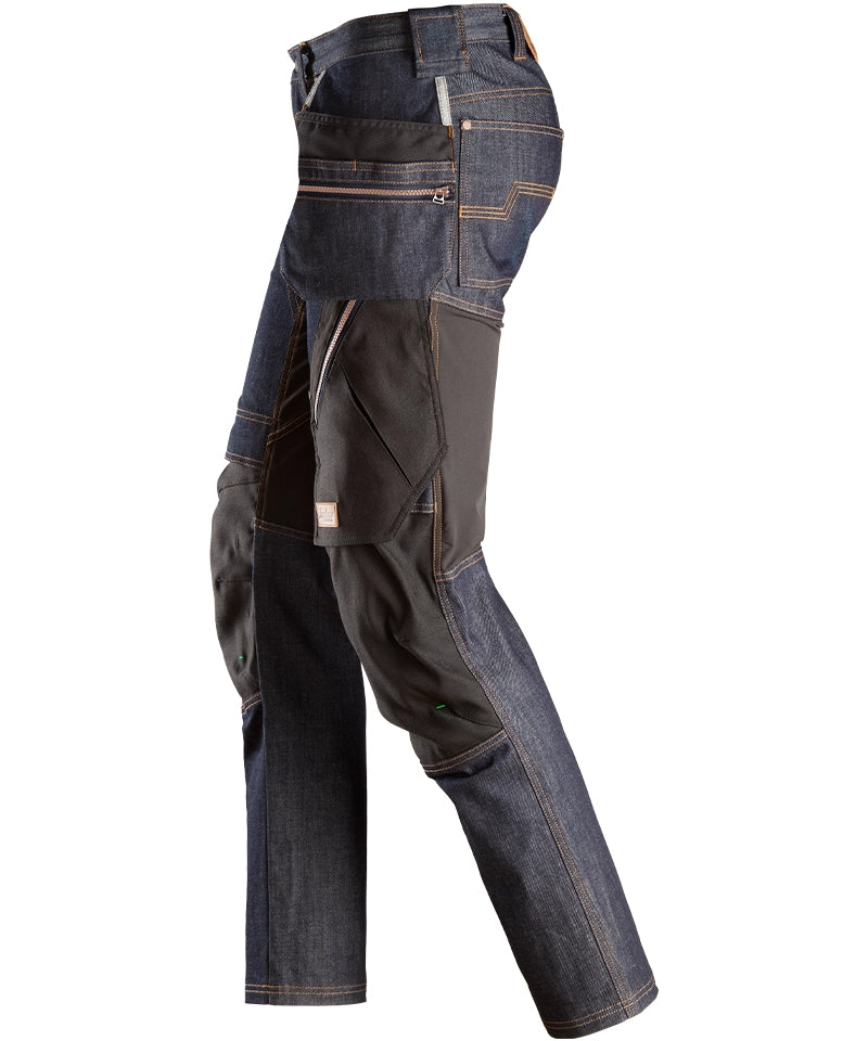 Snickers spijkerbroek stretch 6955 zijkant links