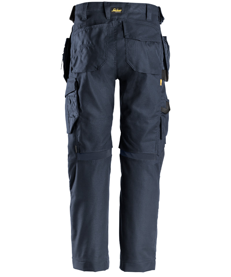 Canvas werkbroek Snickers 6224 Navy achterkant