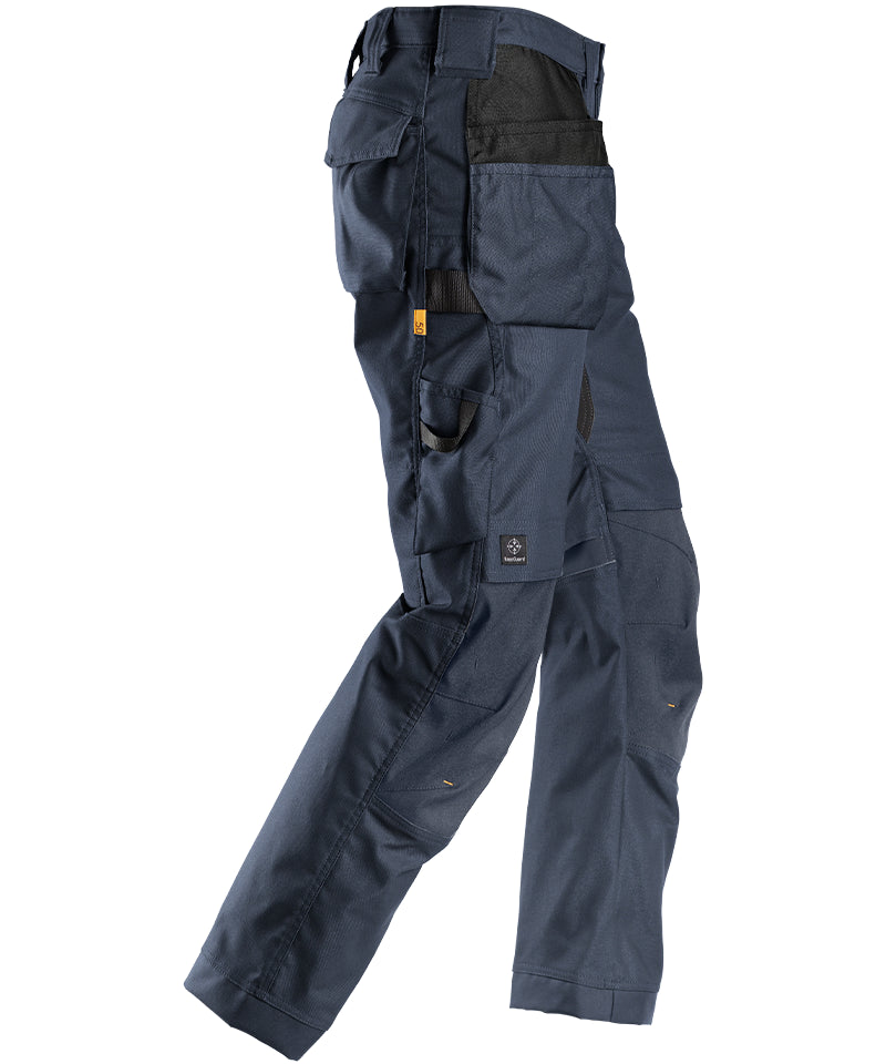 Canvas werkbroek Snickers 6224 Navy zijkant