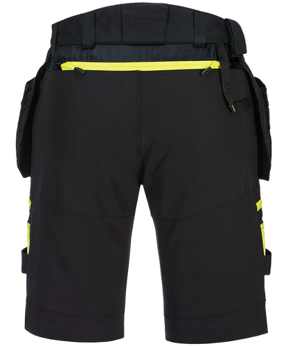 Korte werkbroek 4-way stretch DX444 achterkant
