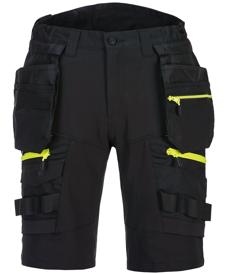 Korte werkbroek 4-way stretch DX444 voorkant