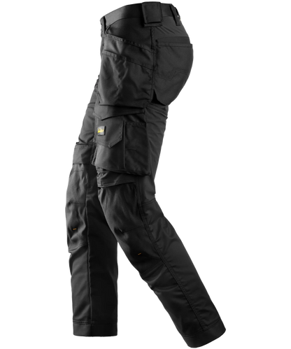 Stretch werkbroek Snickers 6241 zwart links