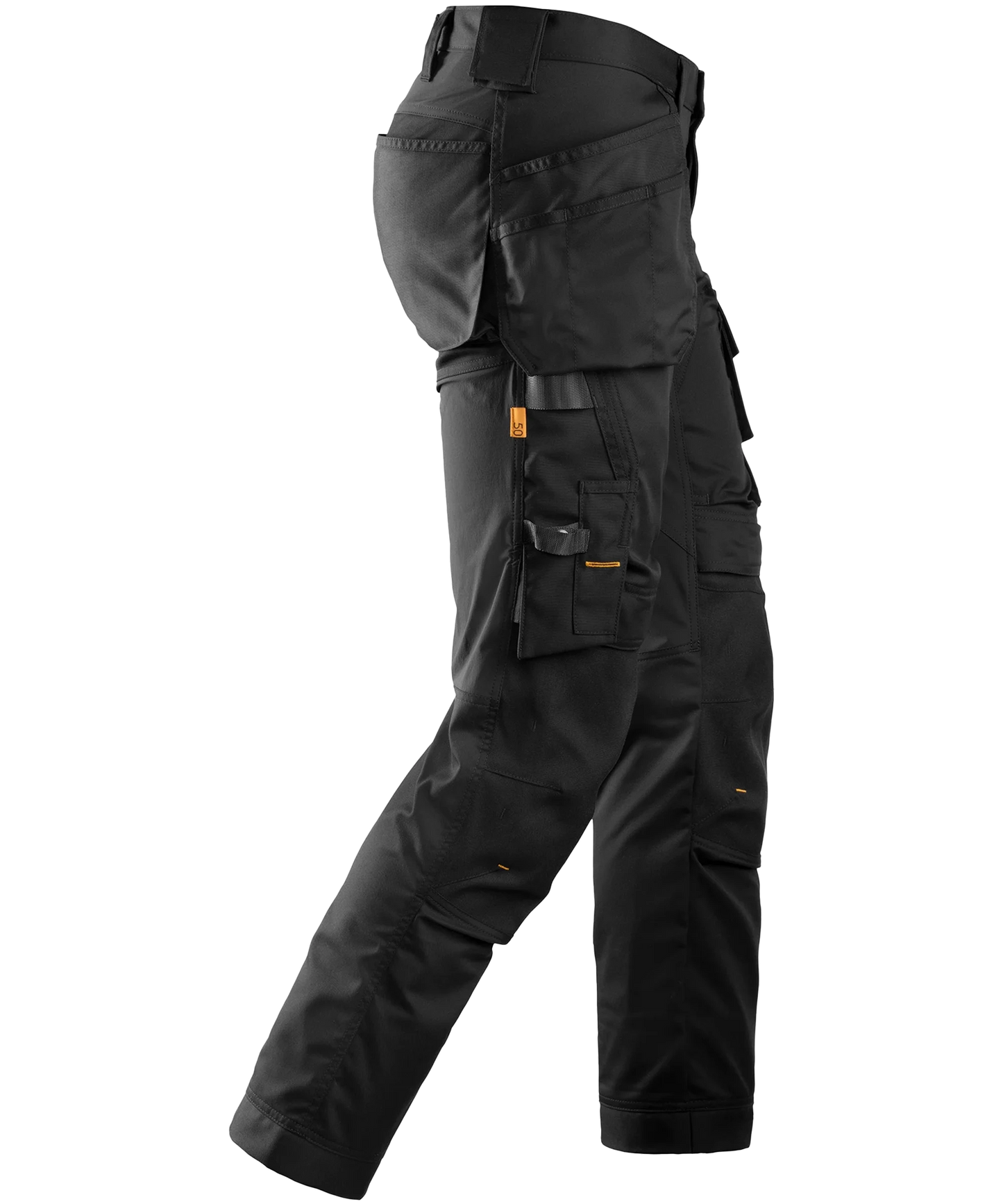 Stretch werkbroek Snickers 6241 zwart rechts