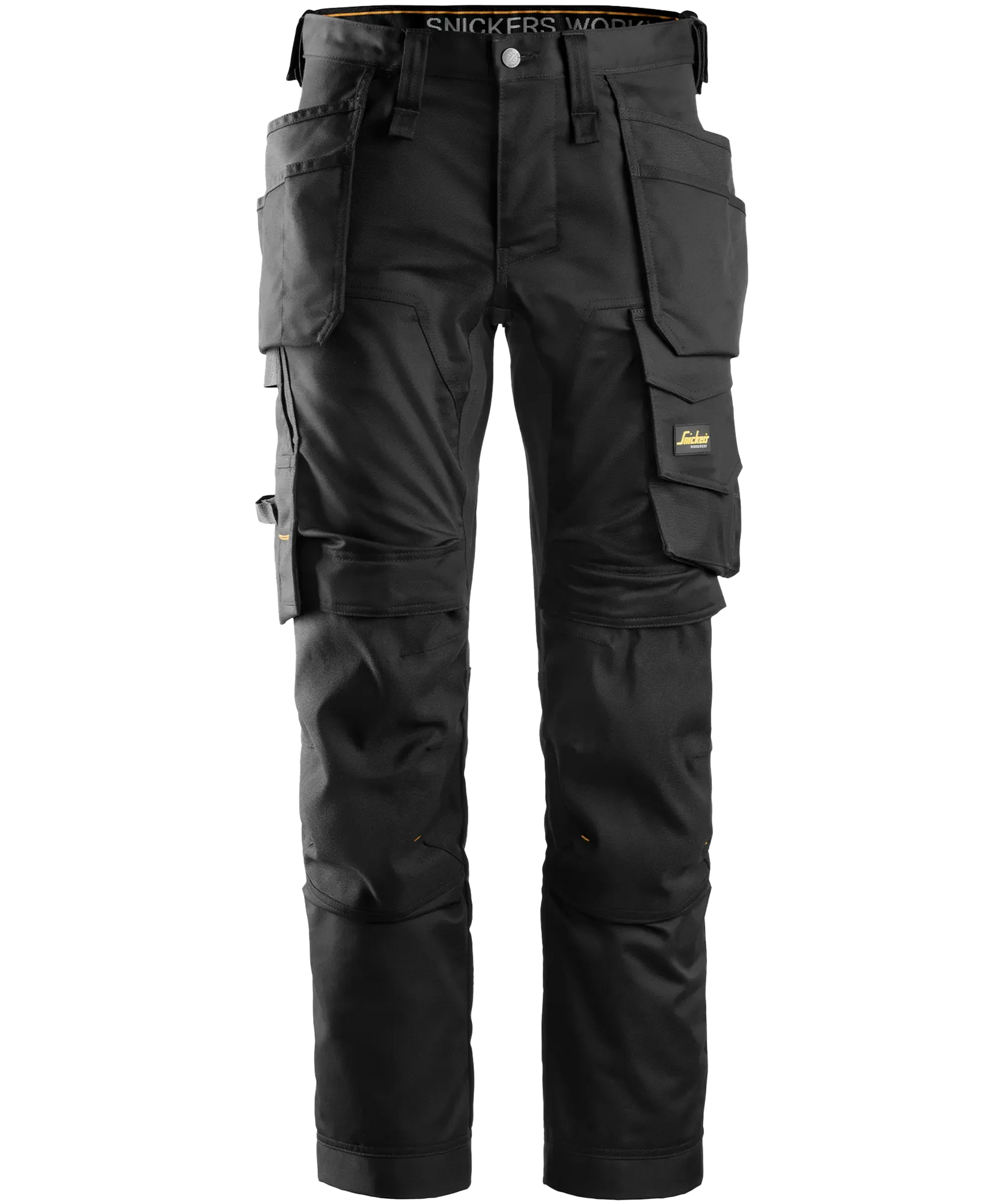 Stretch werkbroek Snickers 6241 zwart voorkant