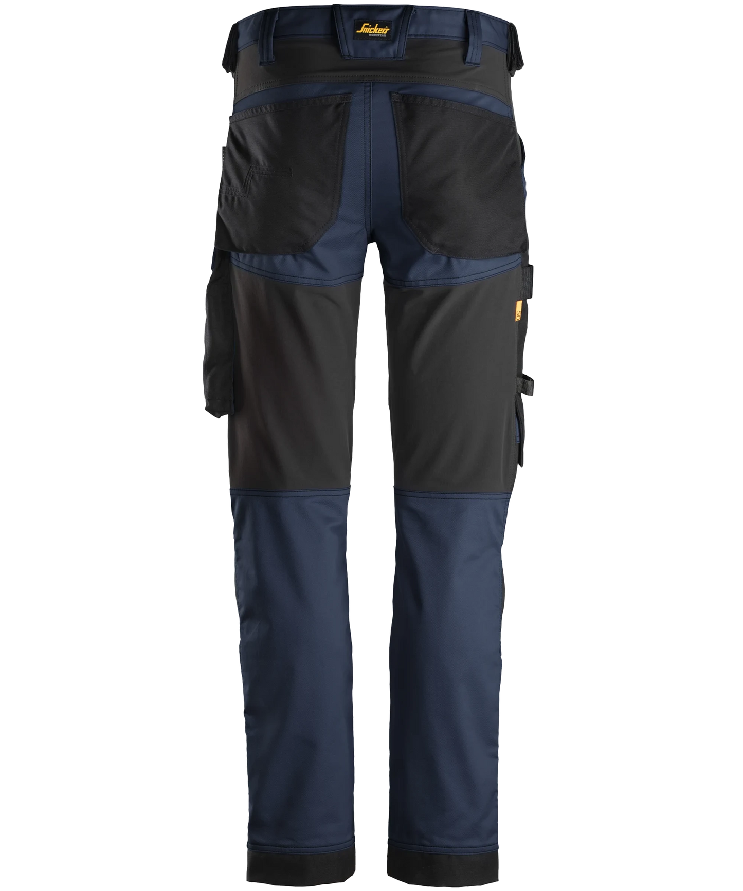 Stretch werkbroek Snickers 6341 blauw achterkant