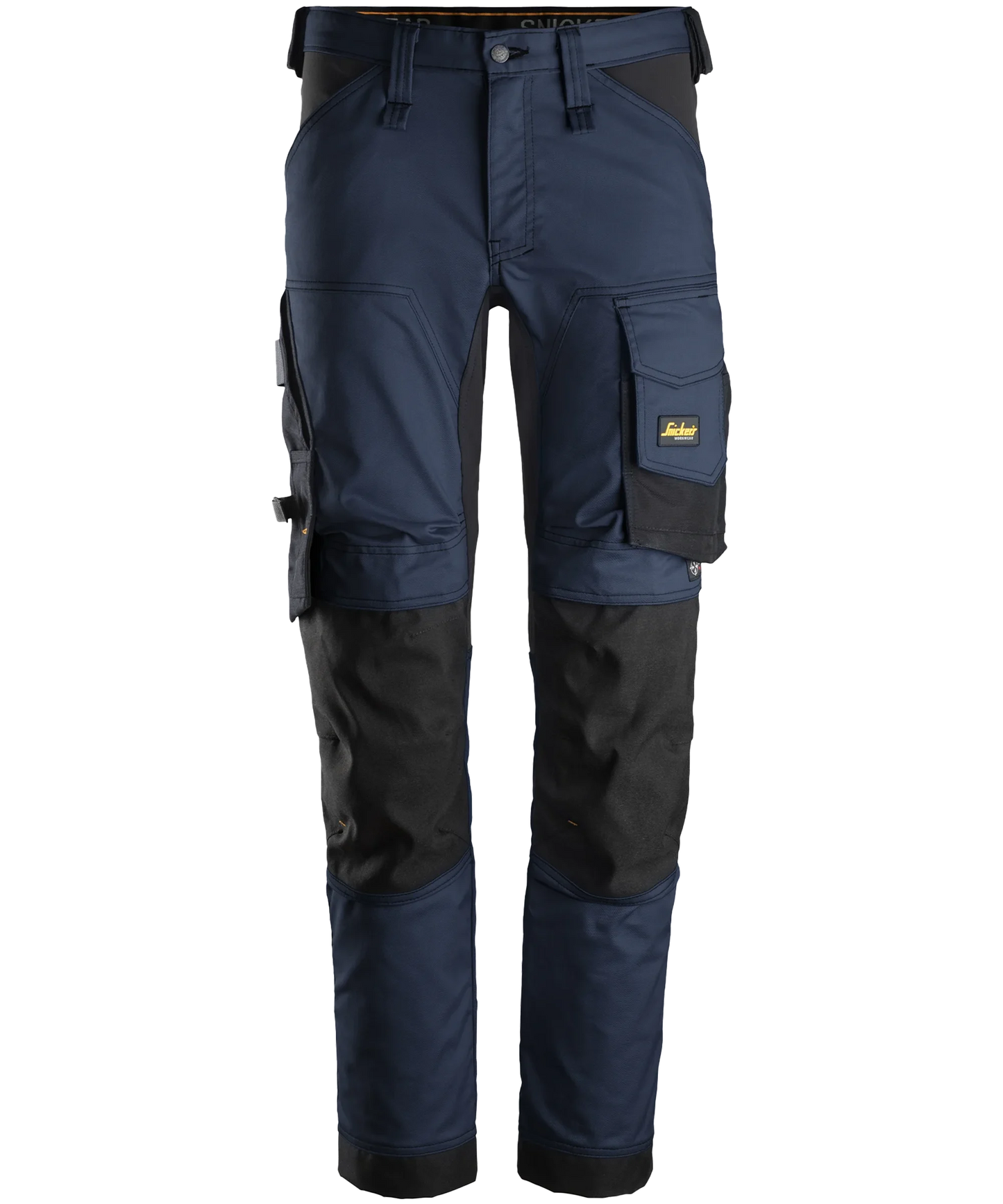 Stretch werkbroek Snickers 6341 blauw voorkant