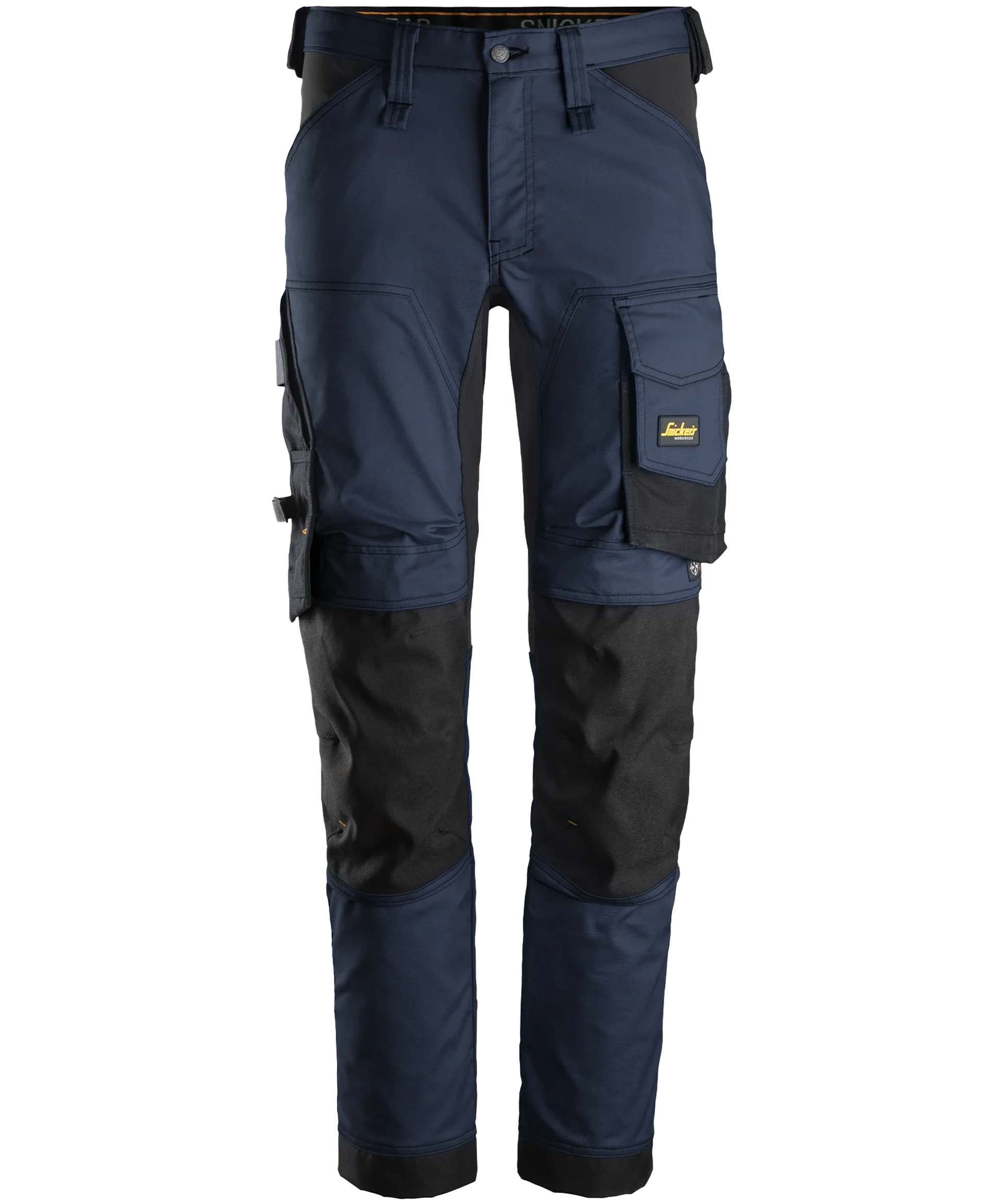 Stretch werkbroek Snickers 6341 blauw voorkant