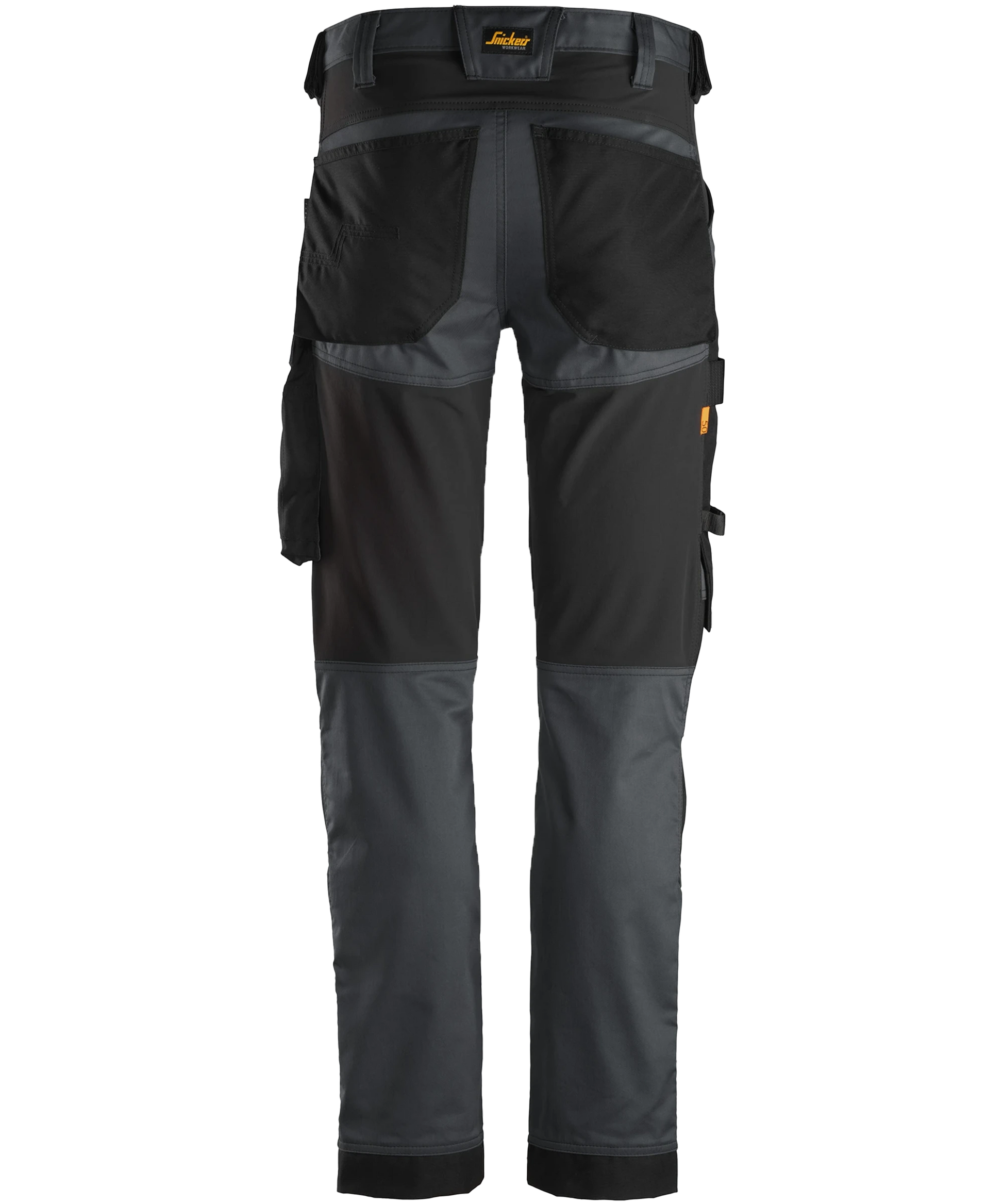 Stretch werkbroek Snickers 6341 grijs achterkant