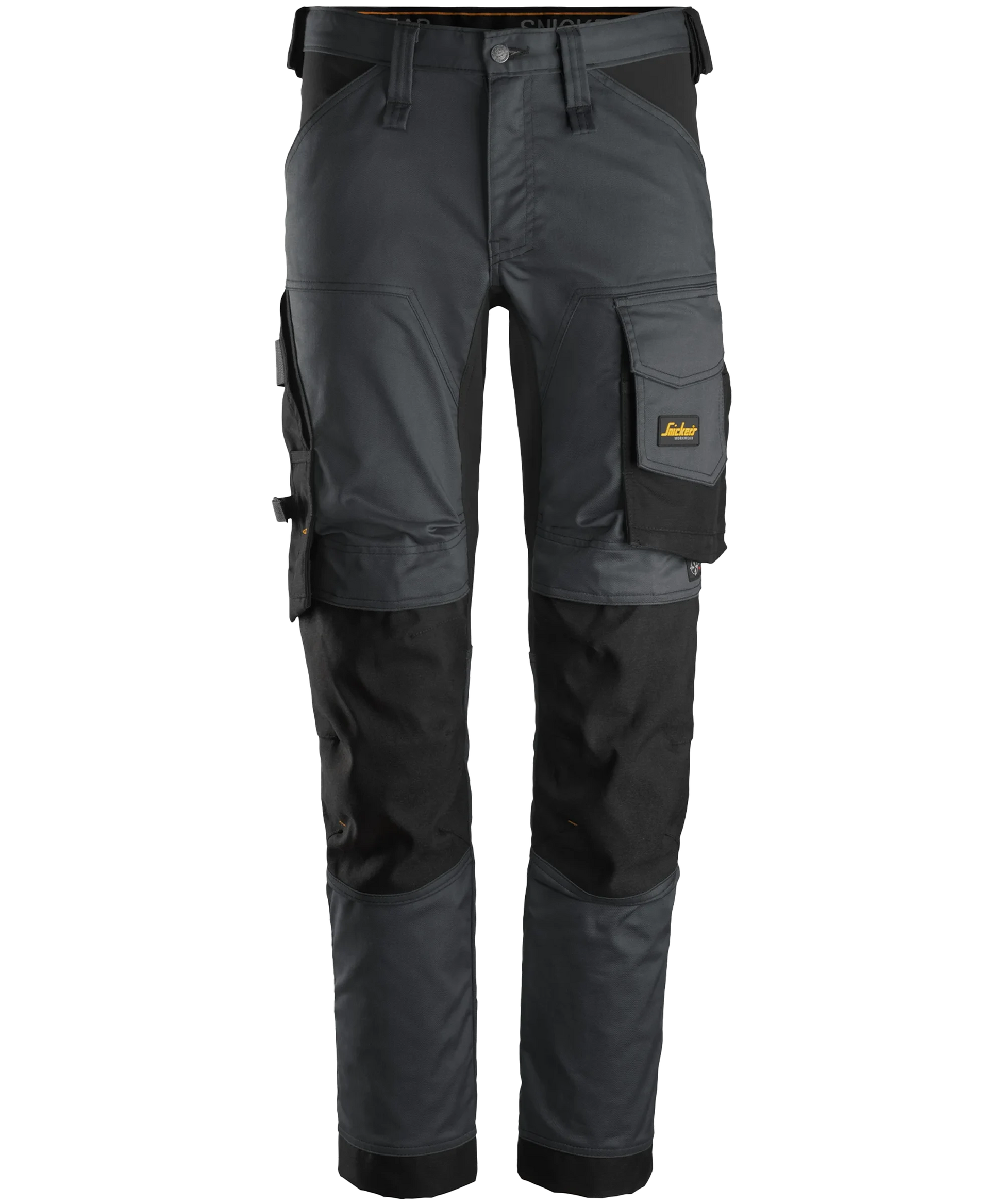 Stretch werkbroek Snickers 6341 grijs voorkant
