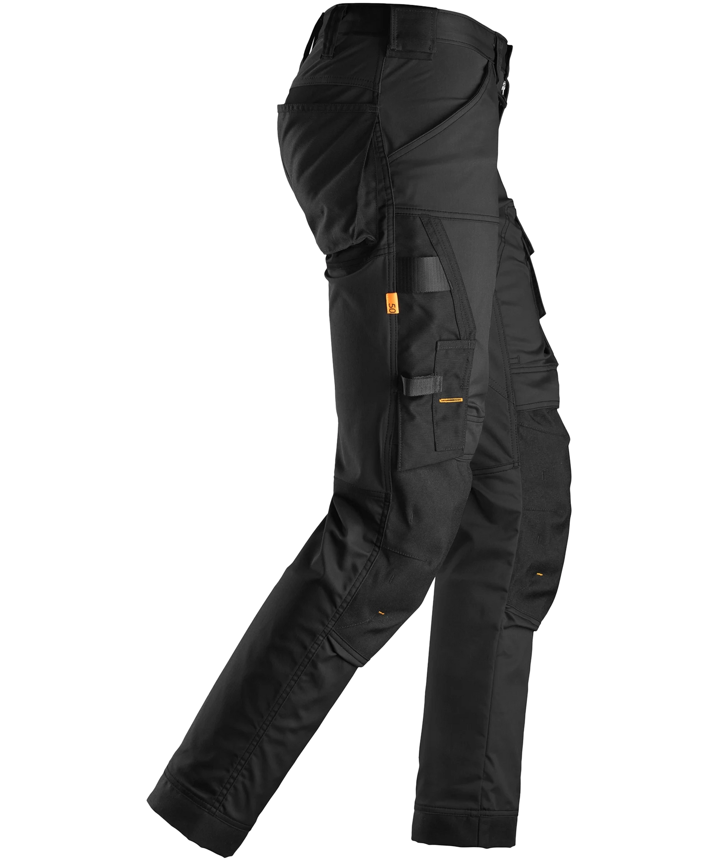 Stretch werkbroek Snickers 6341 zwart rechts
