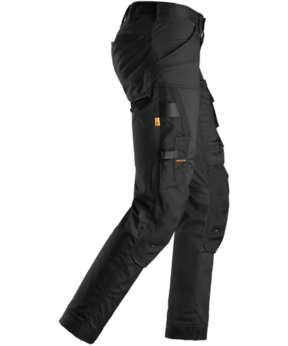 Stretch werkbroek Snickers 6341 zwart rechts