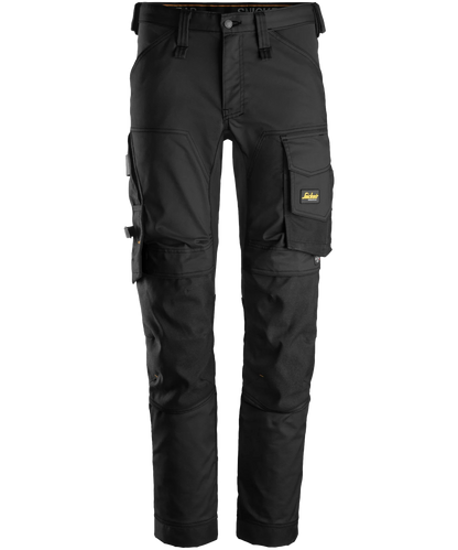 Stretch werkbroek Snickers 6341 zwart voorkant