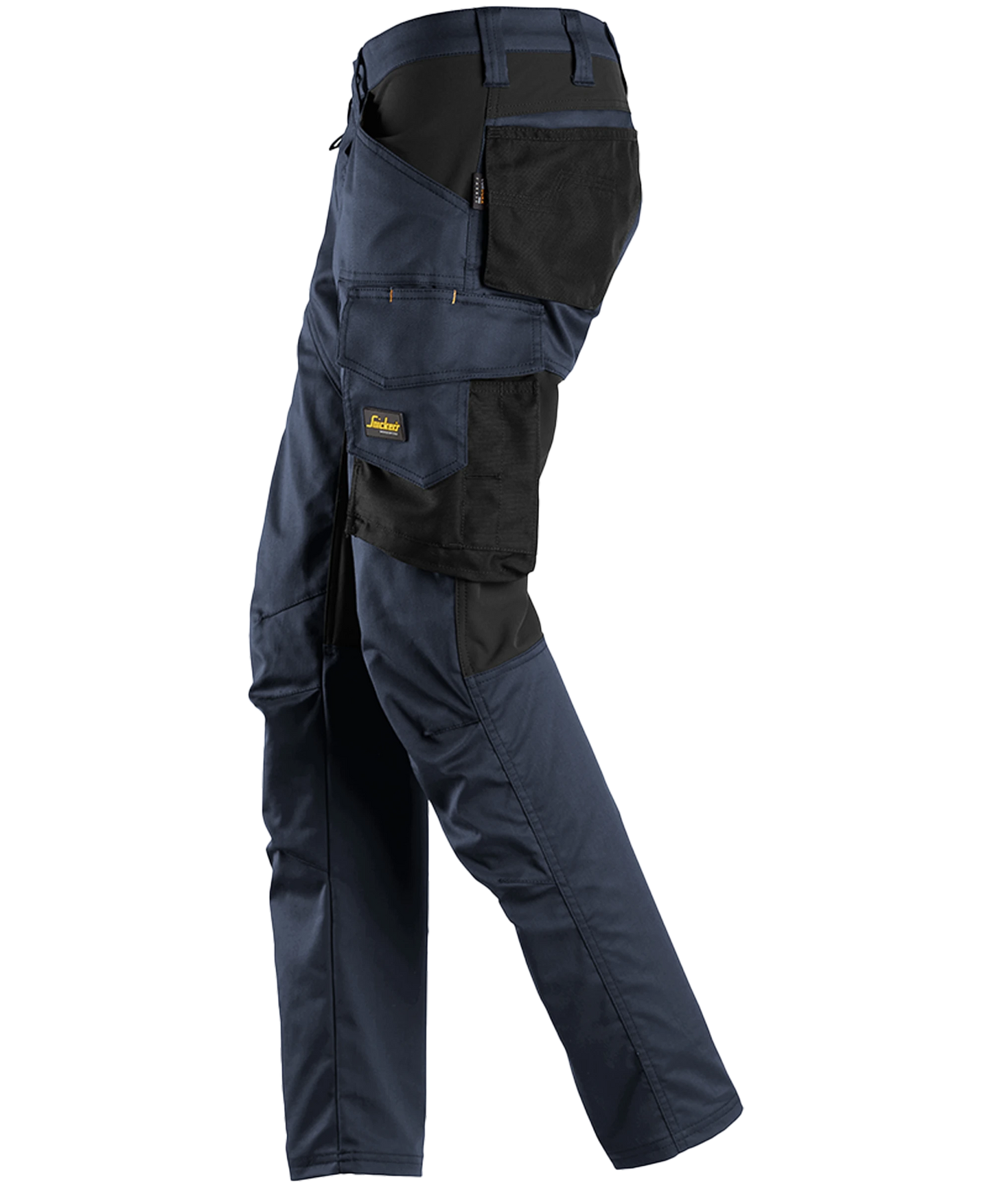 Dames werkbroek stretch Snickers 6703 blauw links