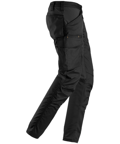 Dames werkbroek stretch Snickers 6703 zwart rechts
