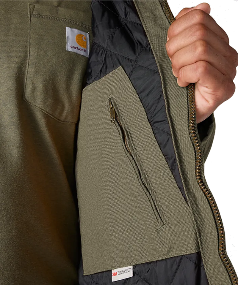 Carhartt Active werkjas 104050 groen binnenkant jas