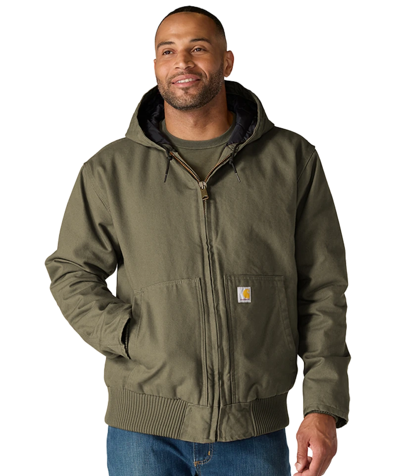 Carhartt Active werkjas 104050 groen voorkant