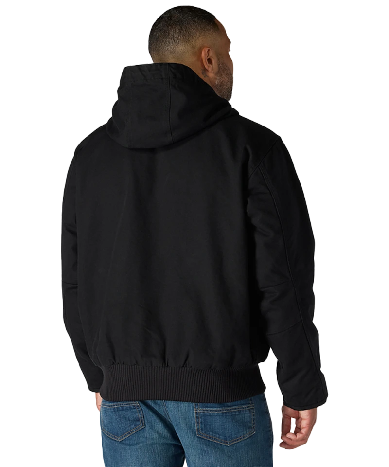 Carhartt Active werkjas 104050 zwart aan achterkant