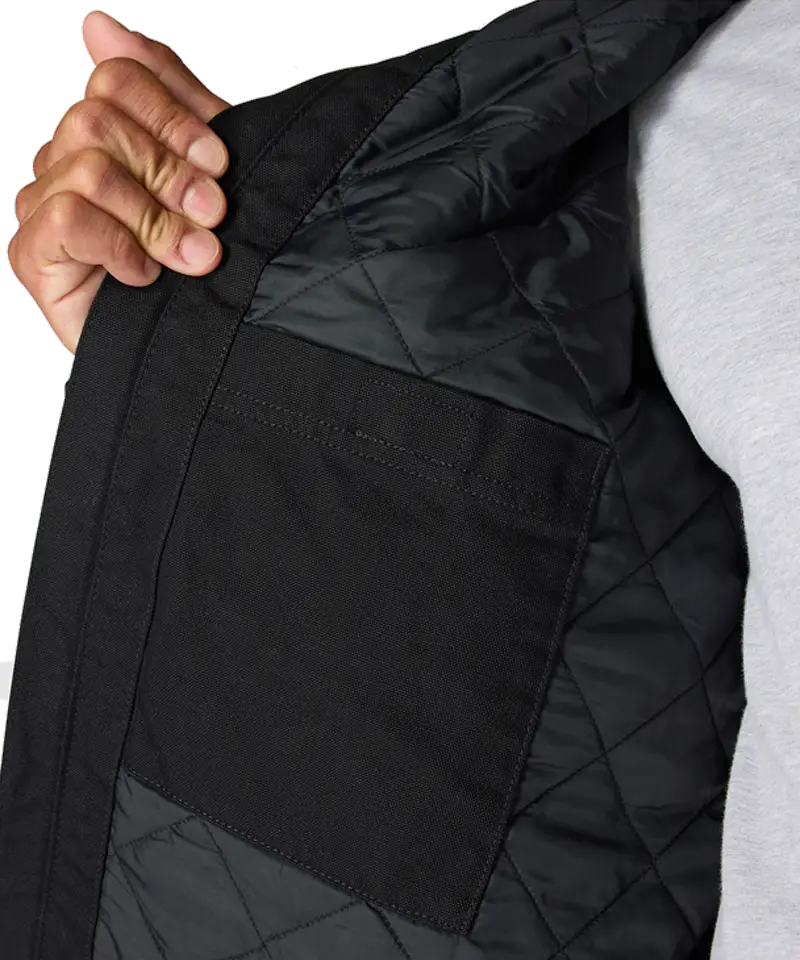 Carhartt Active werkjas 104050 zwart binnenkant jas