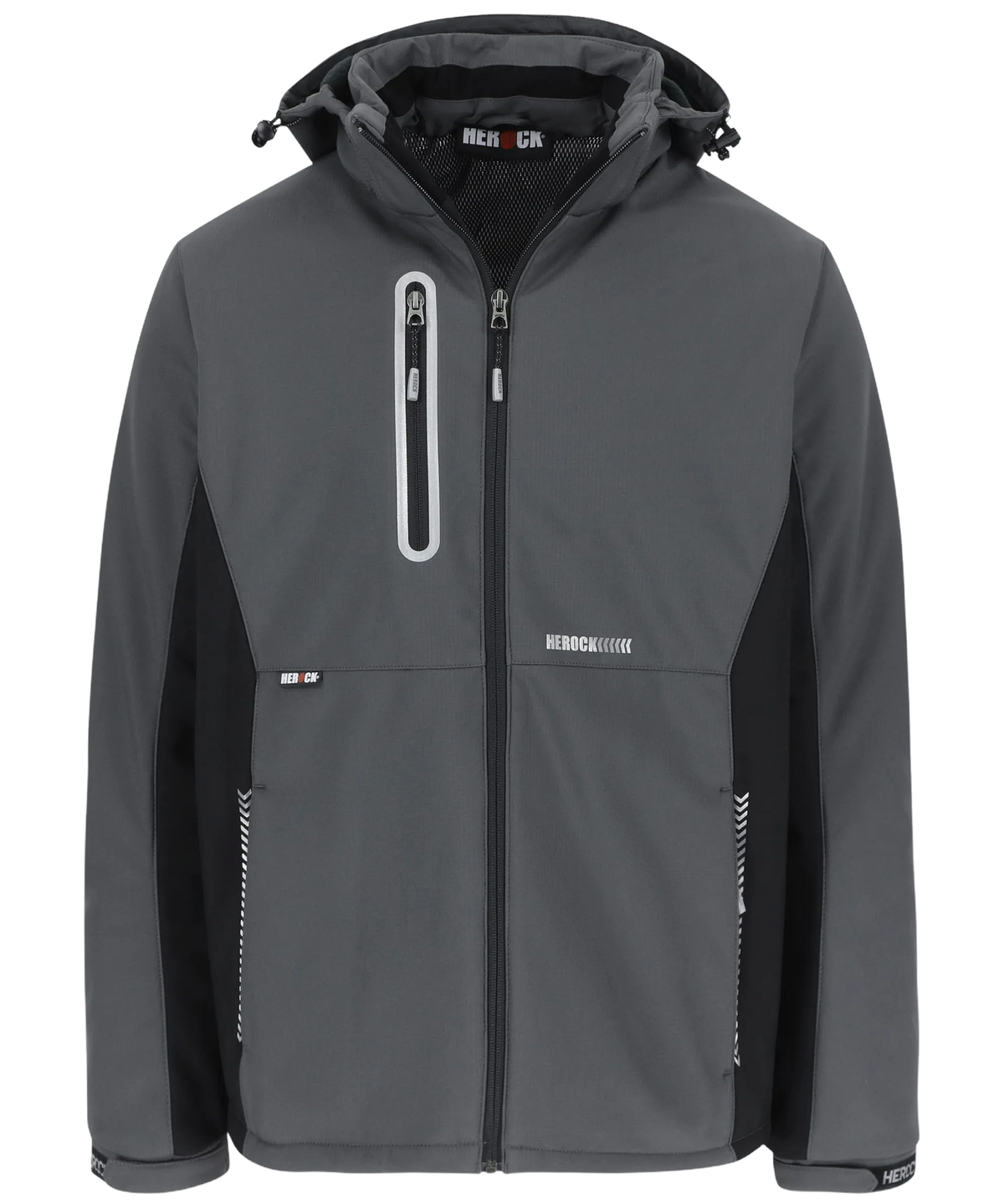 Herock Softshell jas Taris grijs voorkant