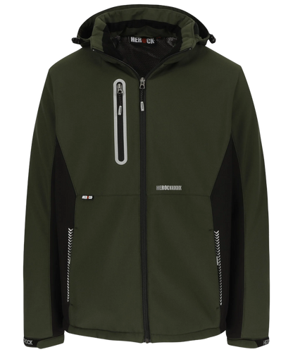 Herock Softshell jas Taris groen voorkant