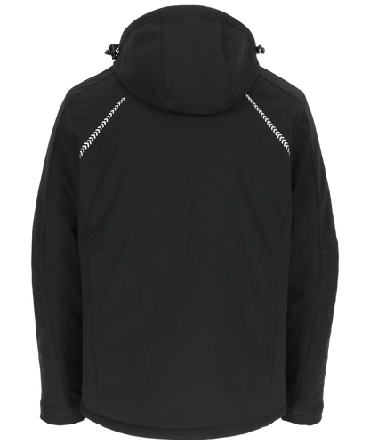 Herock Softshell jas Taris zwart achterkant