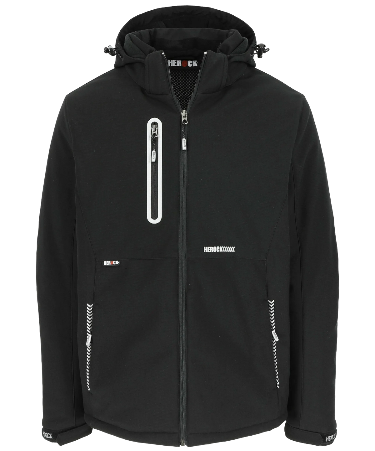 Herock Softshell jas Taris zwart voorkant