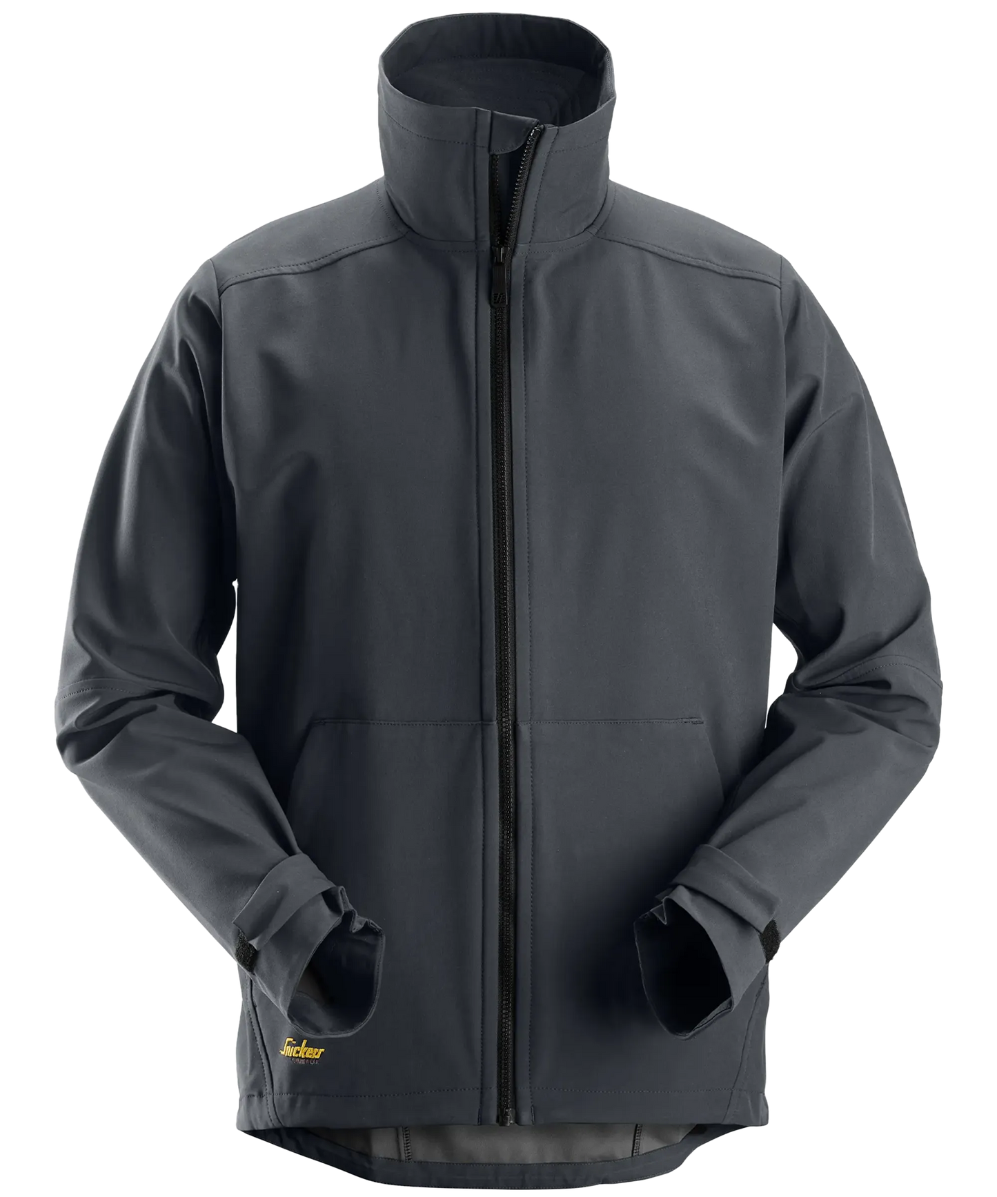 Snickers softshell werkjas 1205 grijs voorkant