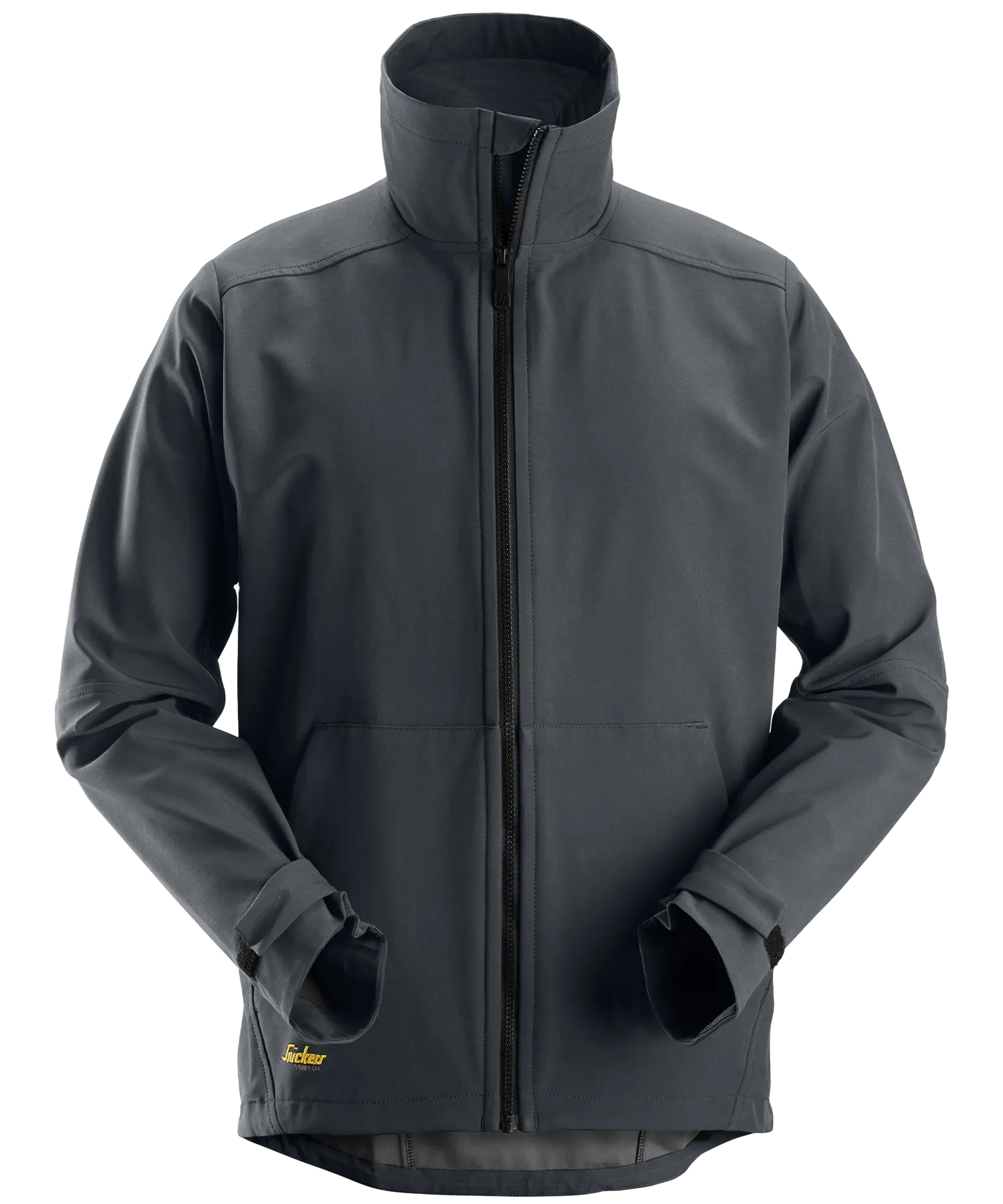 Snickers softshell werkjas 1205 grijs voorkant