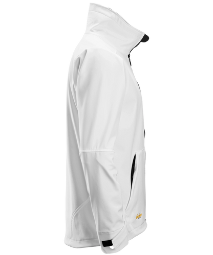 Snickers softshell werkjas 1205 wit zijkant