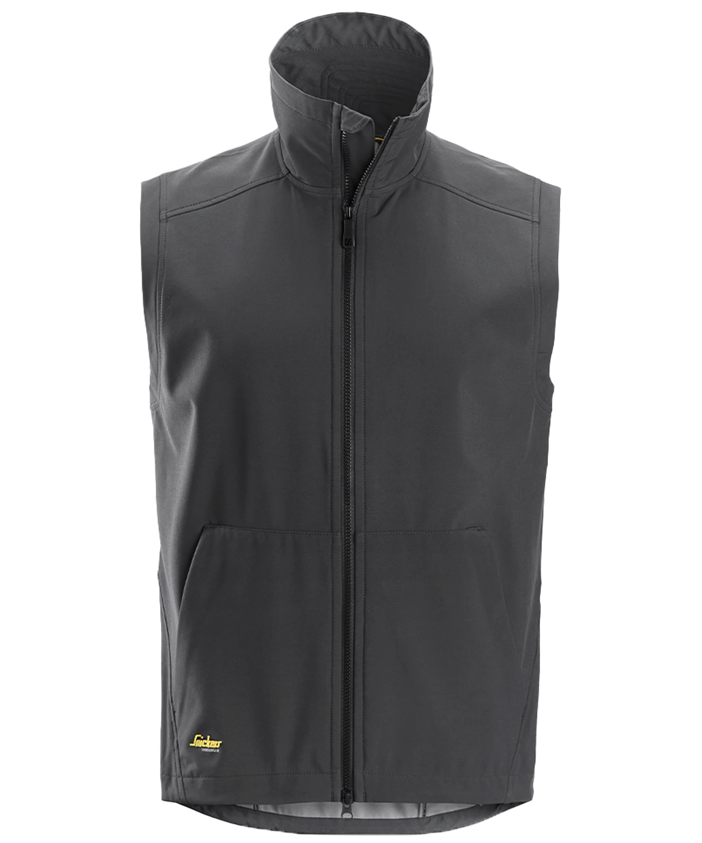 Softshell bodywarmer Snickers 4505 grijs voorkant