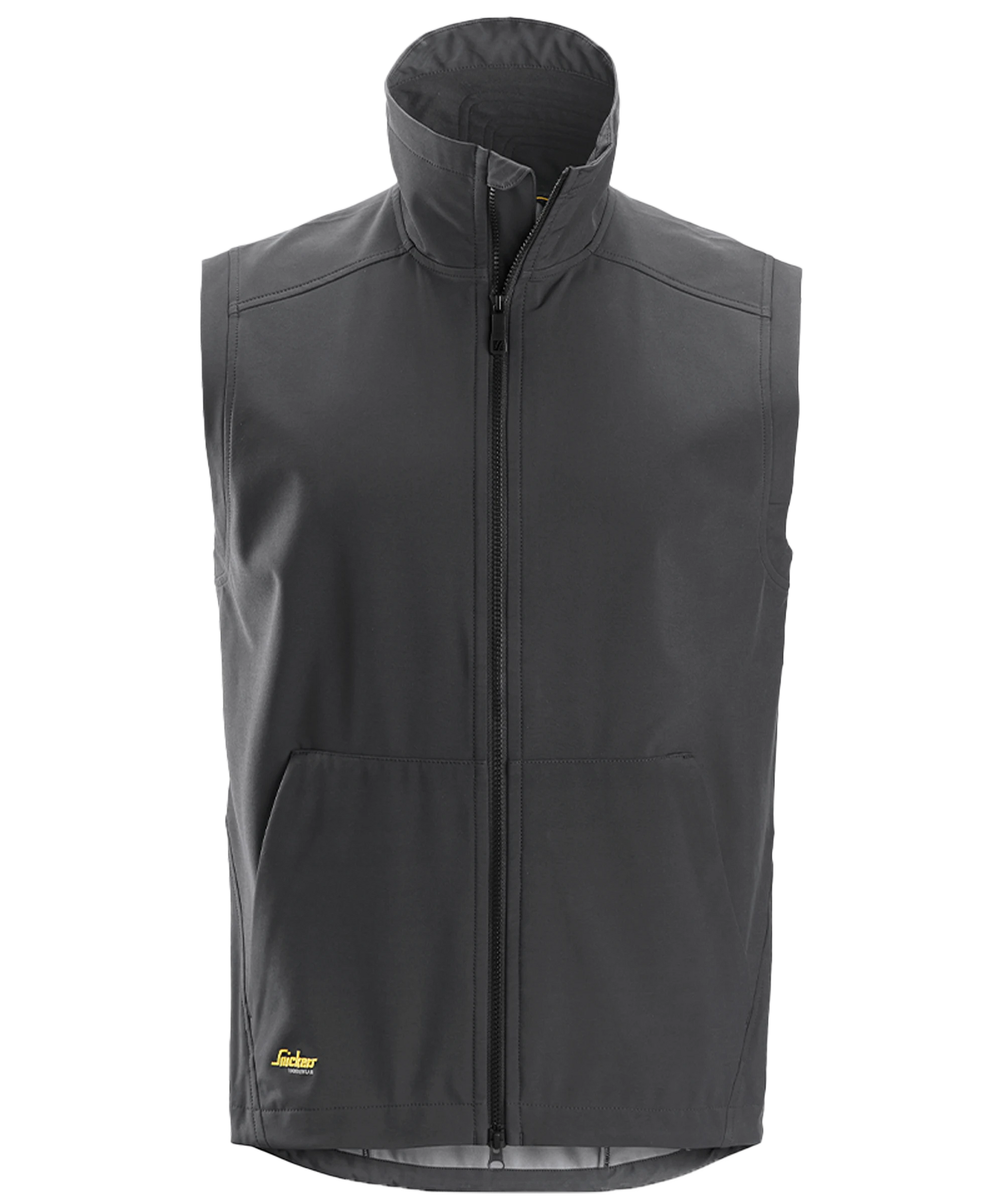 Softshell bodywarmer Snickers 4505 grijs voorkant