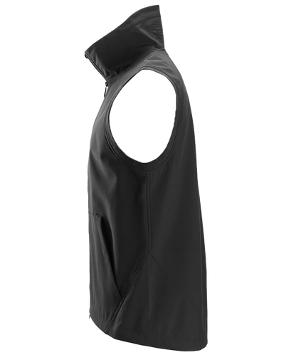 Softshell bodywarmer Snickers 4505 zwart links